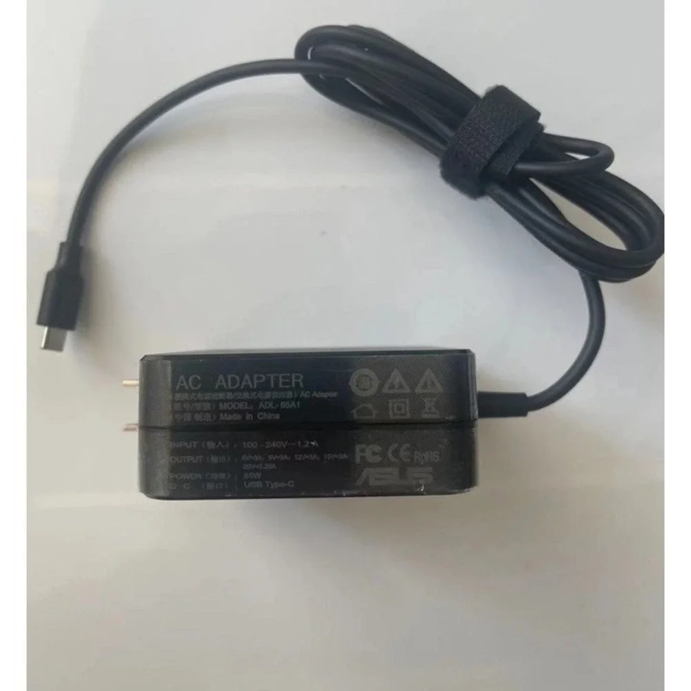 ASUS 65W Type-C USB-C AC Adapter Charger ZenBook/Chromebook/Transformer Book--